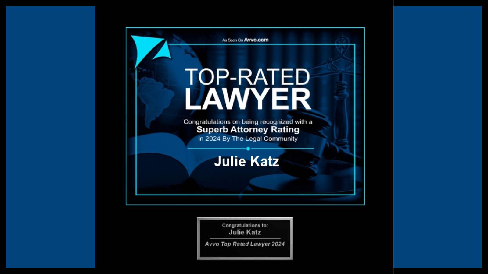 Julie A. Katz a 2024 Avvo Rated Top Lawyer