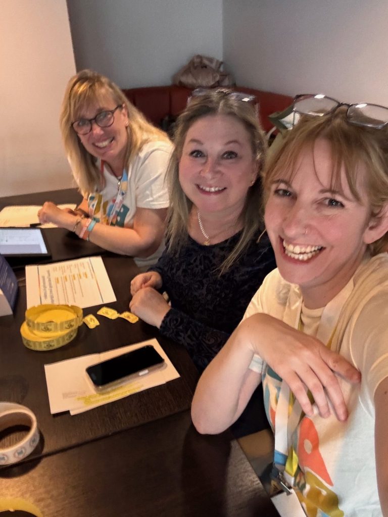 Colleagues at a working session during INTA 2026